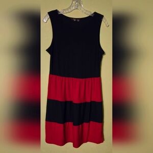 Sheila Rose Blue And Red Striped Dress